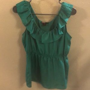 Green blouse